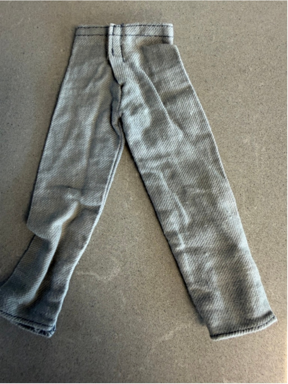 Original Tagged Barbie Doll Slacks Gray Vintage Mattel Mod Era Barbie Clothing